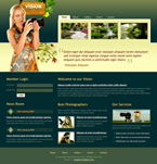 Art & Photography Website Template Crystal Vision