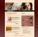 Art & Photography Website Template RJN-0001-ART