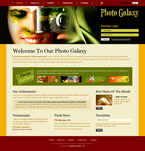 Art & Photography Website Template Photo Galaxy