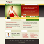 Health and Fitness Website Template DG-0001-HF
