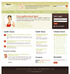 Health and Fitness Website Template DG-W0001-HF