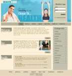 Health and Fitness Website Template RC-C0001-HF