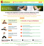 Health and Fitness Website Template SRC-W0001-HF