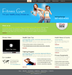 Health and Fitness Website Template SUJIT-W0001-HF