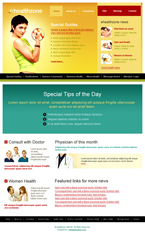 Health and Fitness Website Template SRC-0001-HF