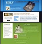 Religious CSS Template Holy Bible