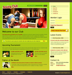 Sport Website Template DG-0001-S
