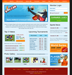 Sport Website Template DBR-F0001-S