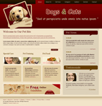 Animals & Pets Website Template PREM-F0002-AP