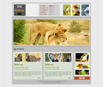 Animals & Pets Website Template RG-F0003-AP