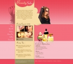 Beauty Website Template DBR-F0001-B