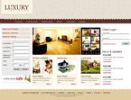 Interior & Furniture Website Template Luxury