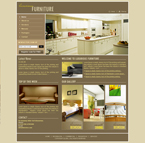 Interior & Furniture Website Template Luxurious Furniture