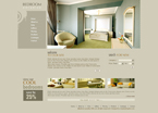 Interior & Furniture Website Template Bed Room Paradise