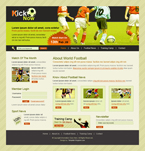 Sport Website Template MHS-W0001-S